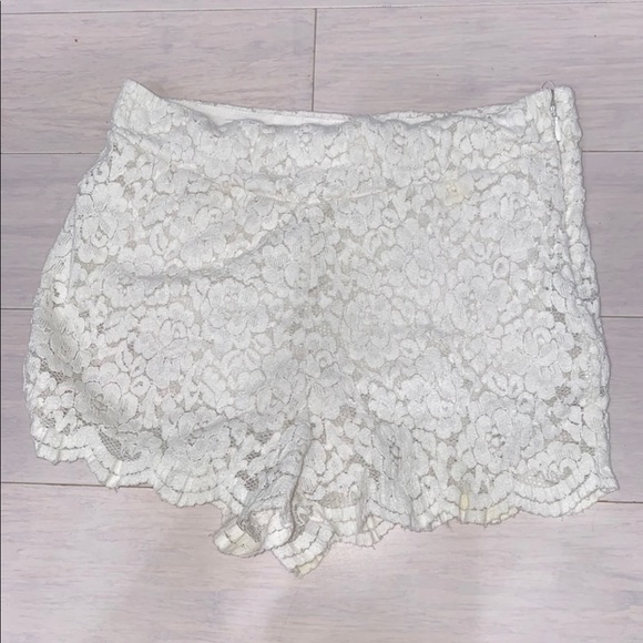 Free people White lace shorts 6 - Picture 3 of 7